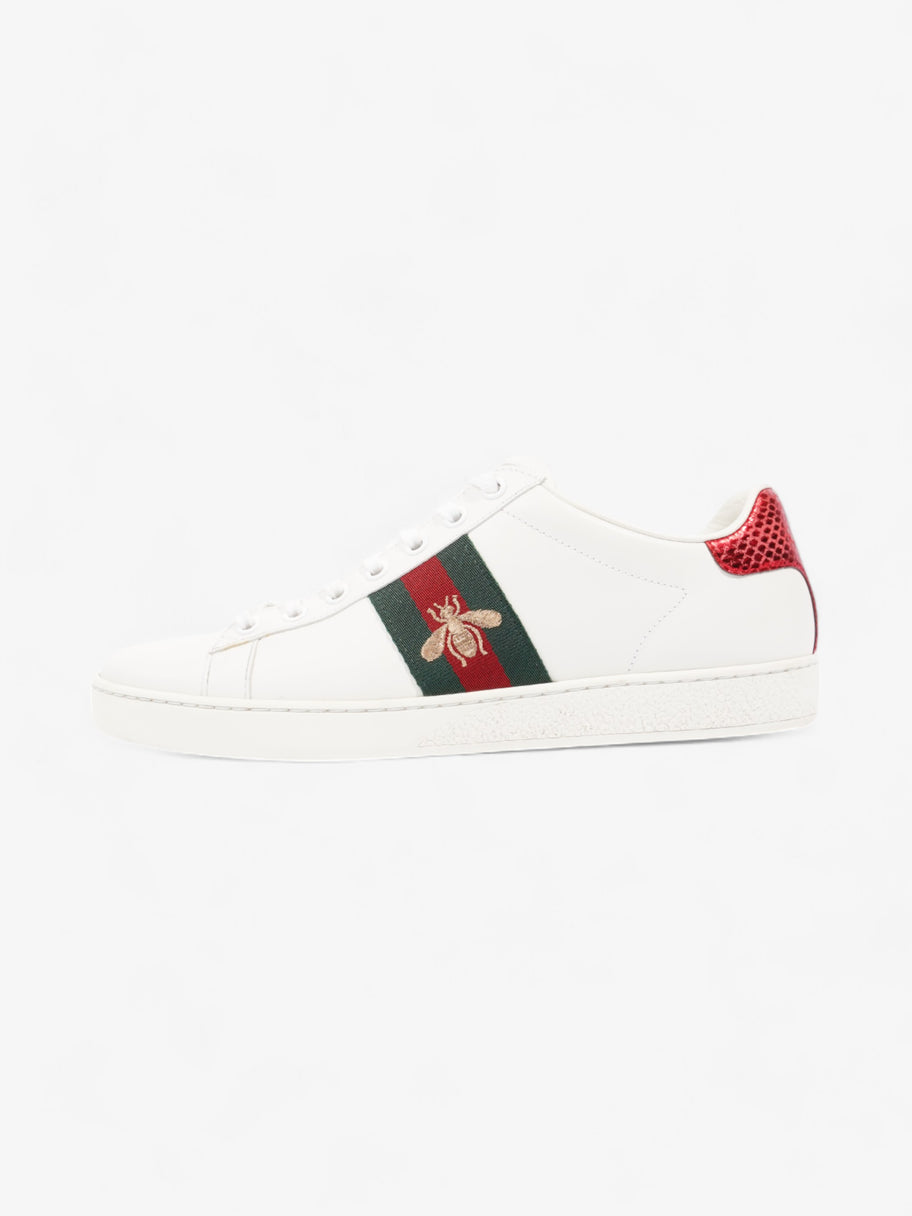 Gucci Ace Sneakers with Bee White / Green / Red Leather EU 38 UK 5 Image 5