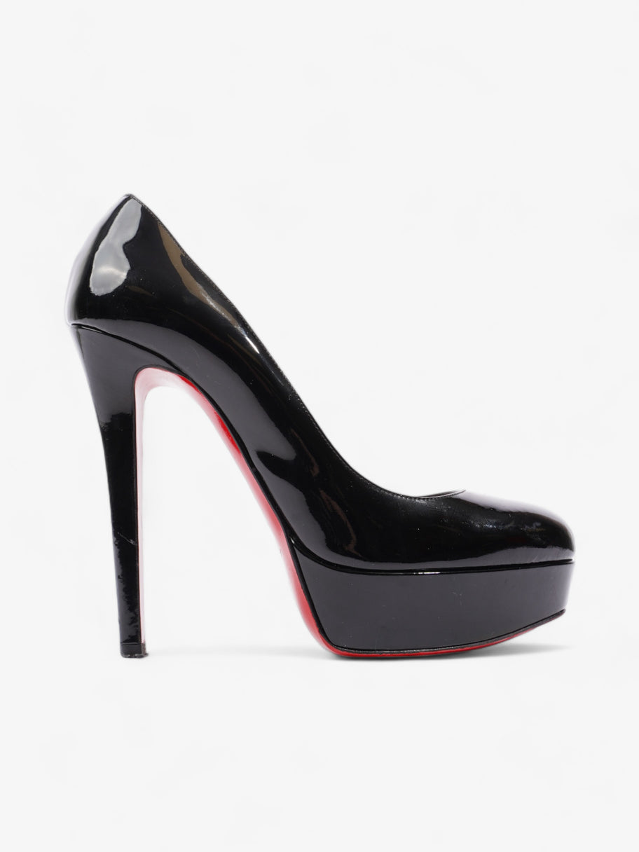 Christian Louboutin Bianca 140mm Black Patent Leather EU 38 UK 5 Image 1