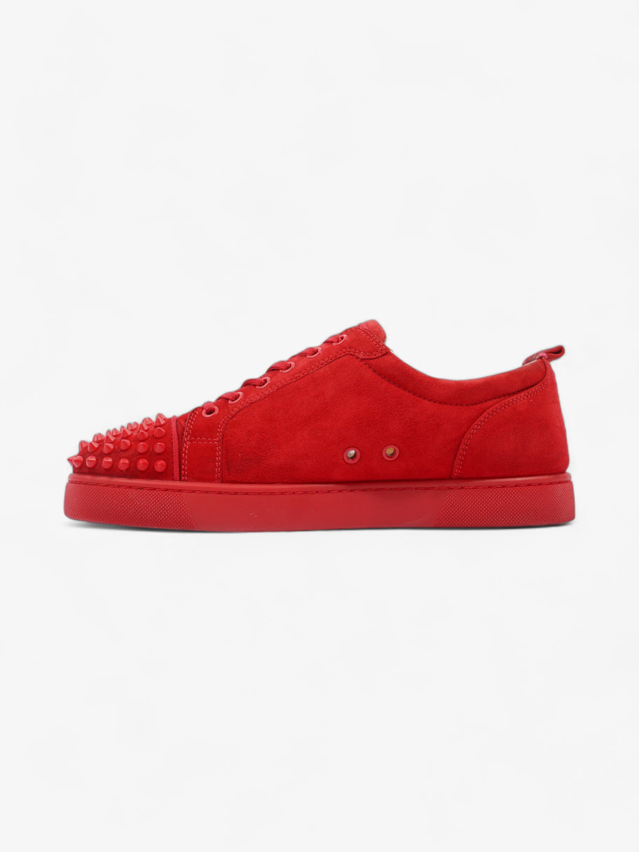 Christian Louboutin Louis Junior Spikes Red Suede EU 42 UK 8 Image 3