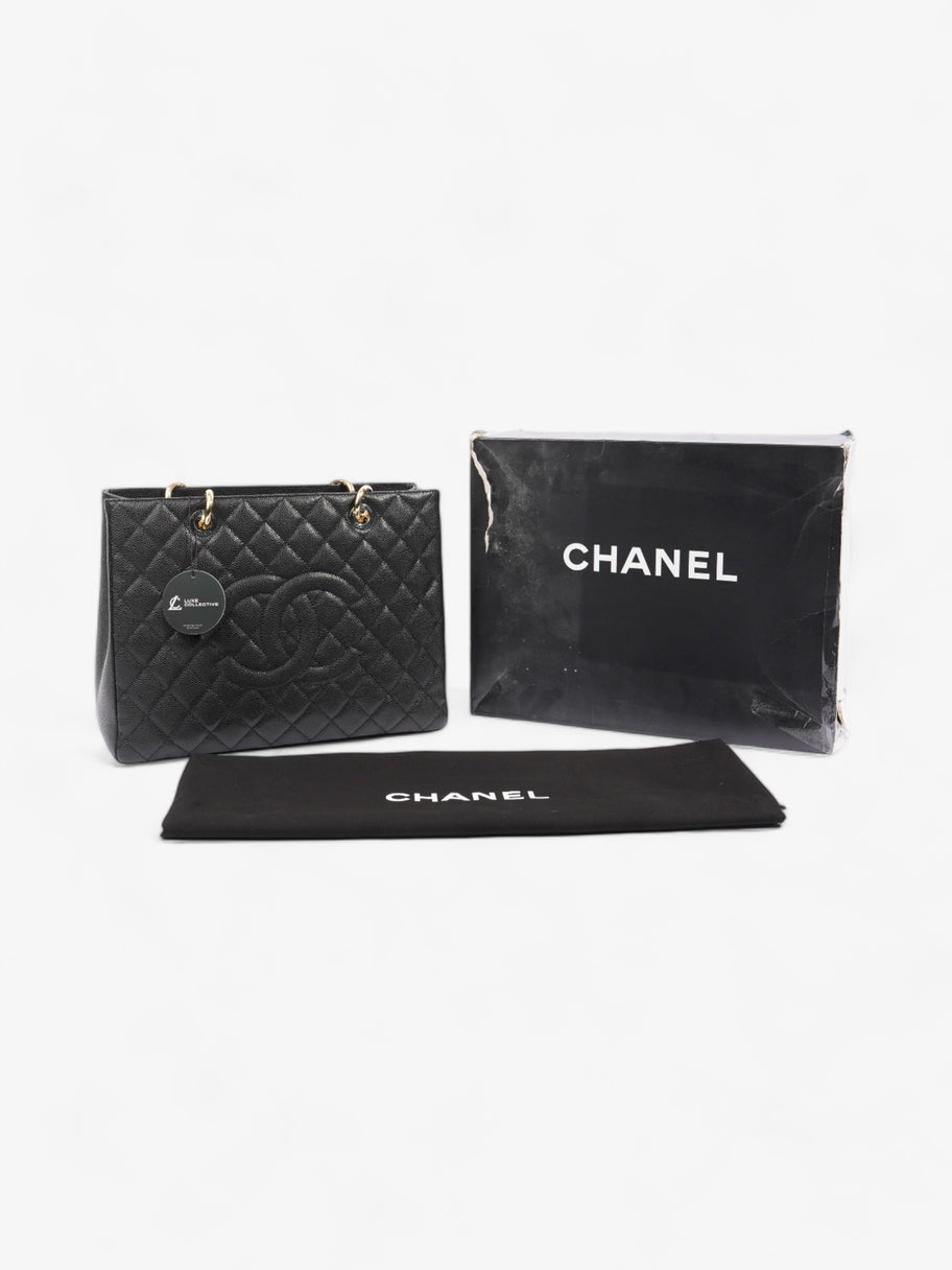 Chanel Grand shopper Black Caviar Leather Image 9