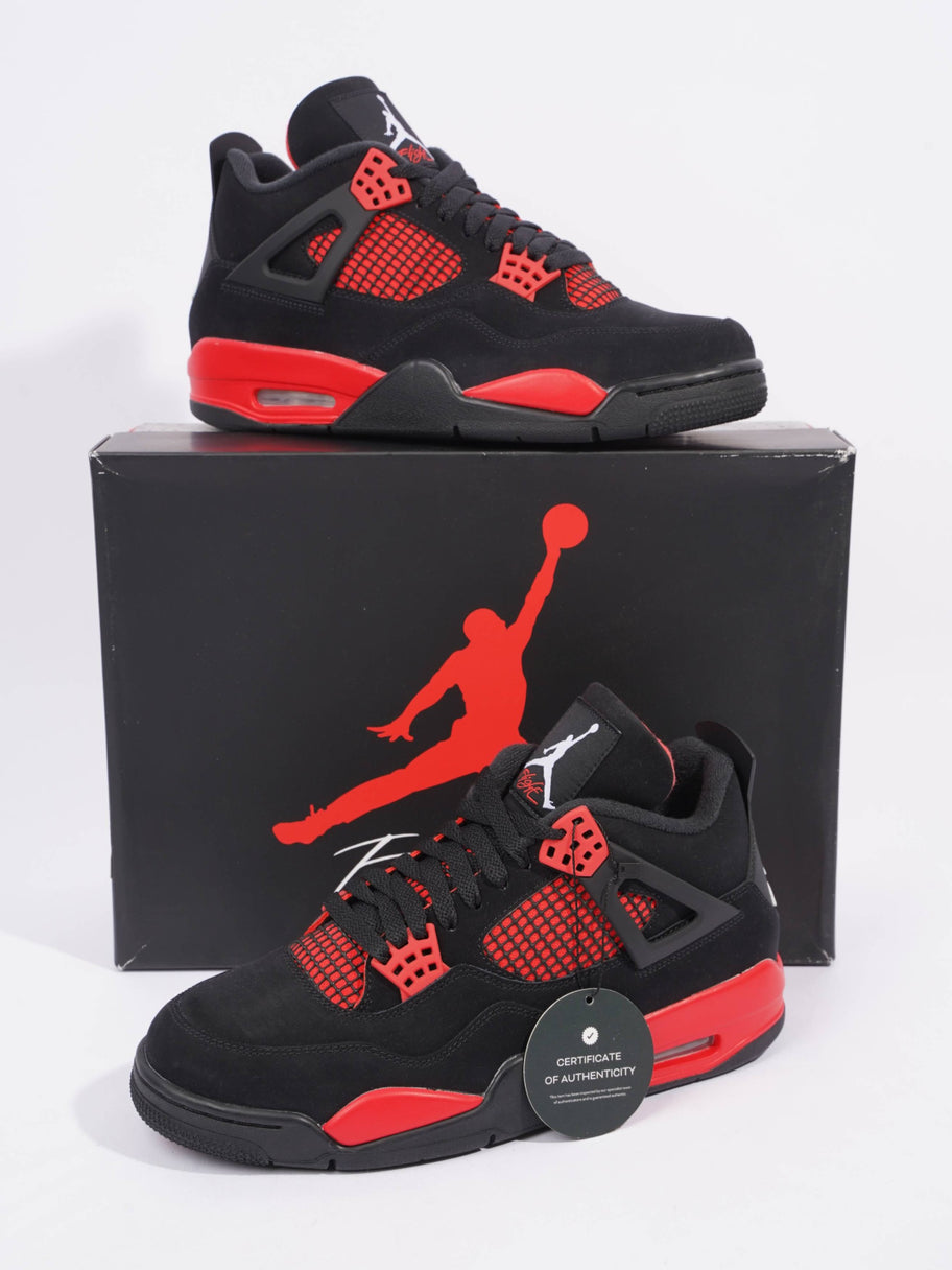 Air Jordan 4 Retro Black / Multi Colour Suede EU 42.5 UK 8 Image 13