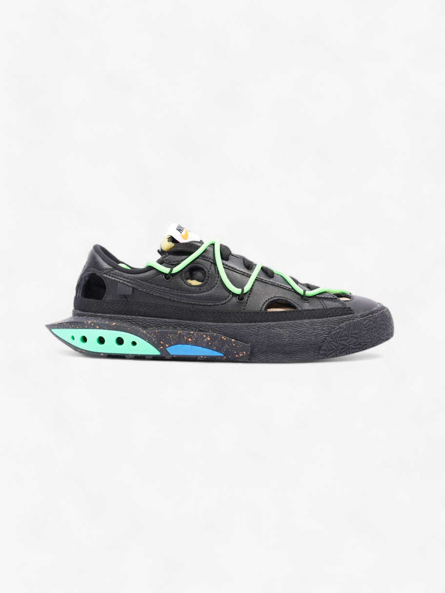 Nike x Off White Blazer Low '77 Black / Electric Green Leather EU 38.5 UK 5.5 Image 1