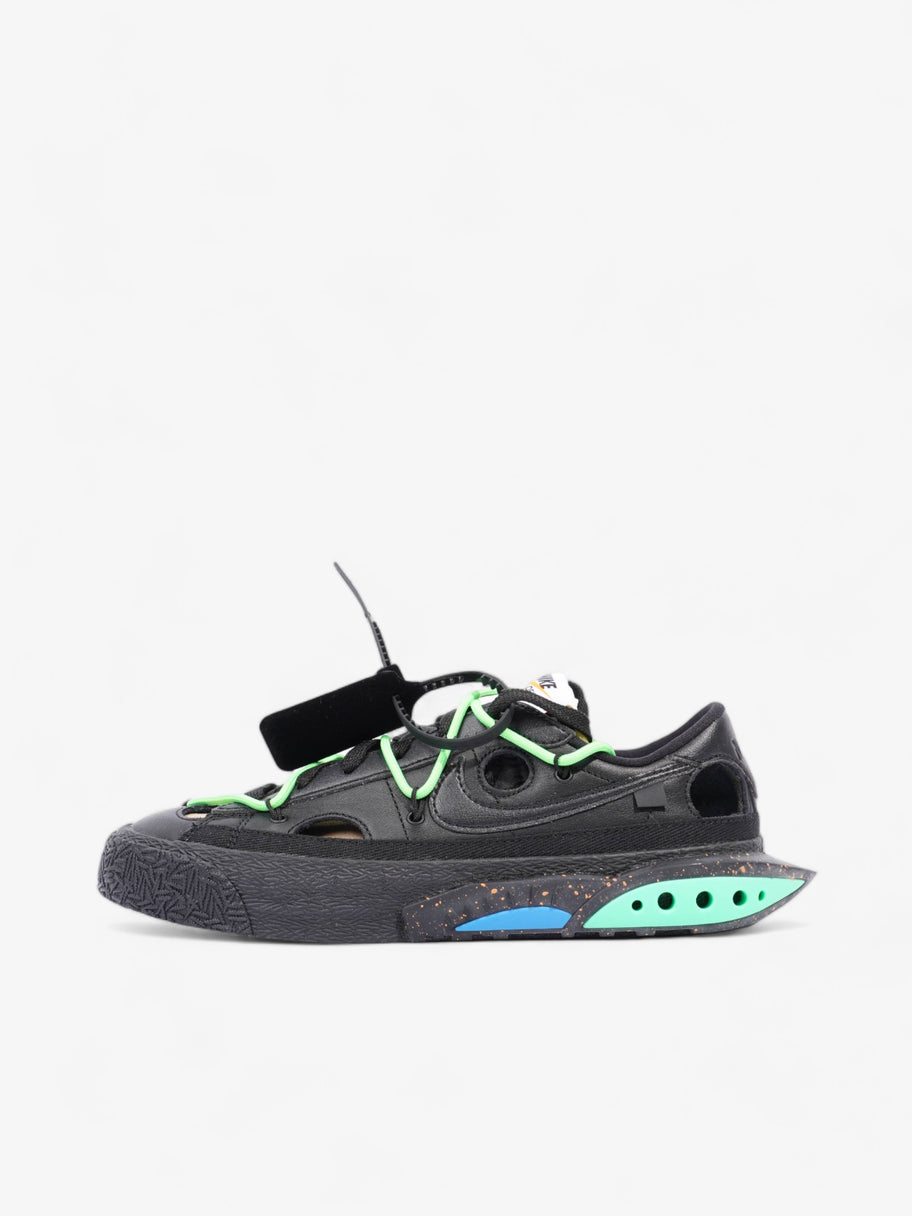 Nike x Off White Blazer Low '77 Black / Electric Green Leather EU 38.5 UK 5.5 Image 5