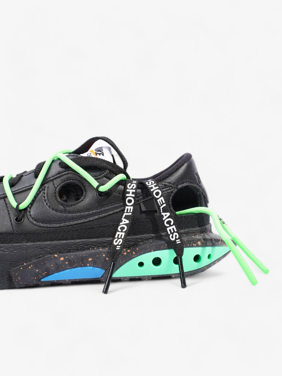 Nike x Off White Blazer Low '77 Black / Electric Green Leather EU 38.5 UK 5.5 Image 8