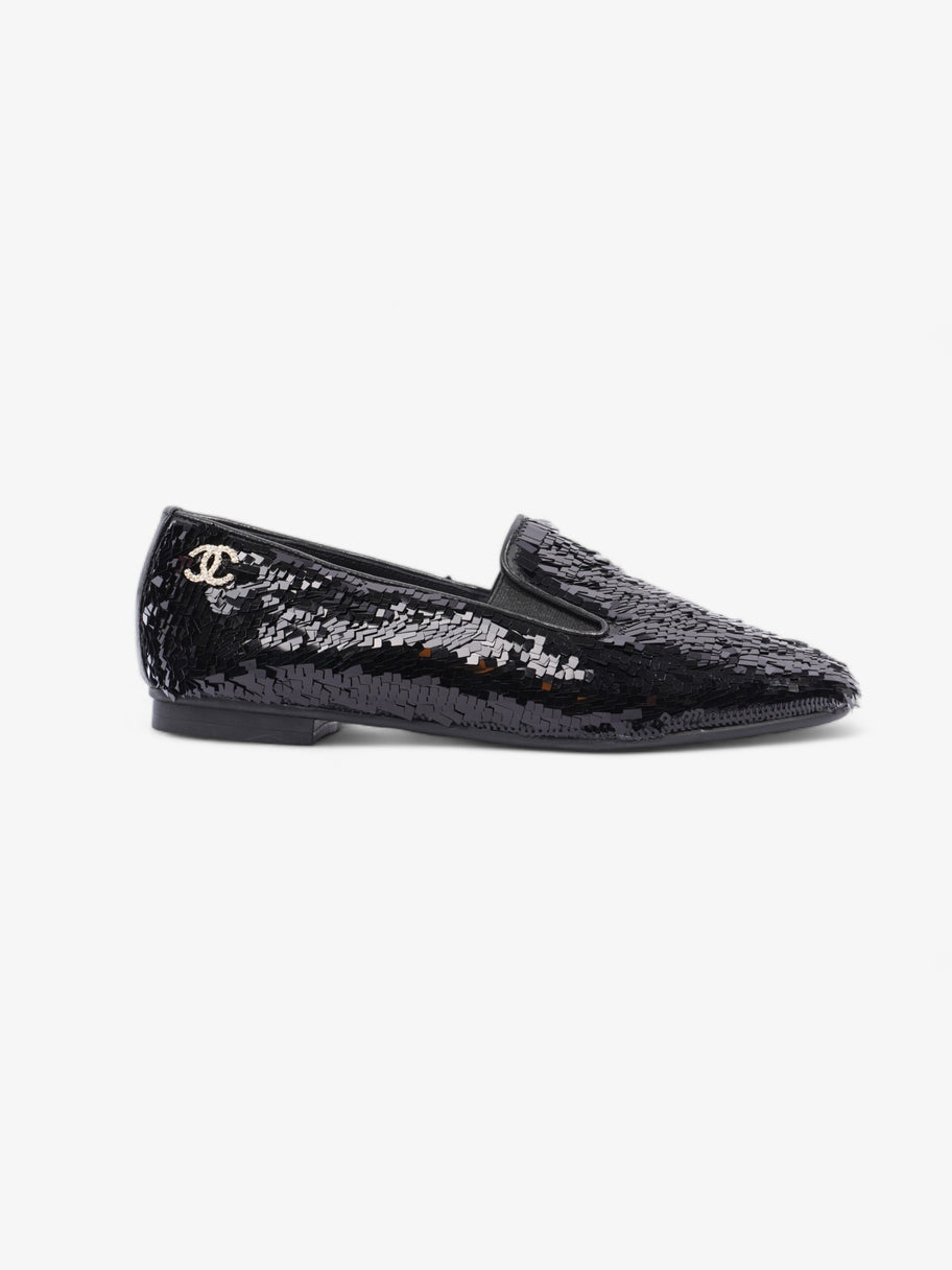 Loafer Black Sequin EU 36.5 UK 3.5 Image 1