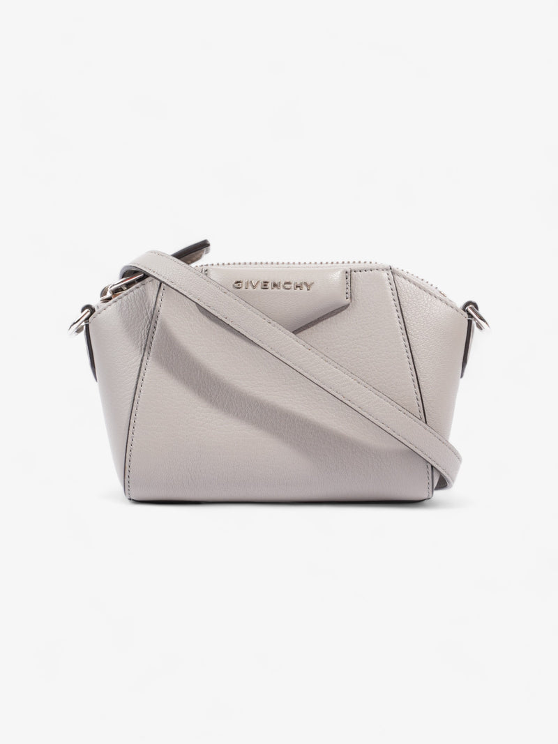  Givenchy Antigona Grey Leather Nano