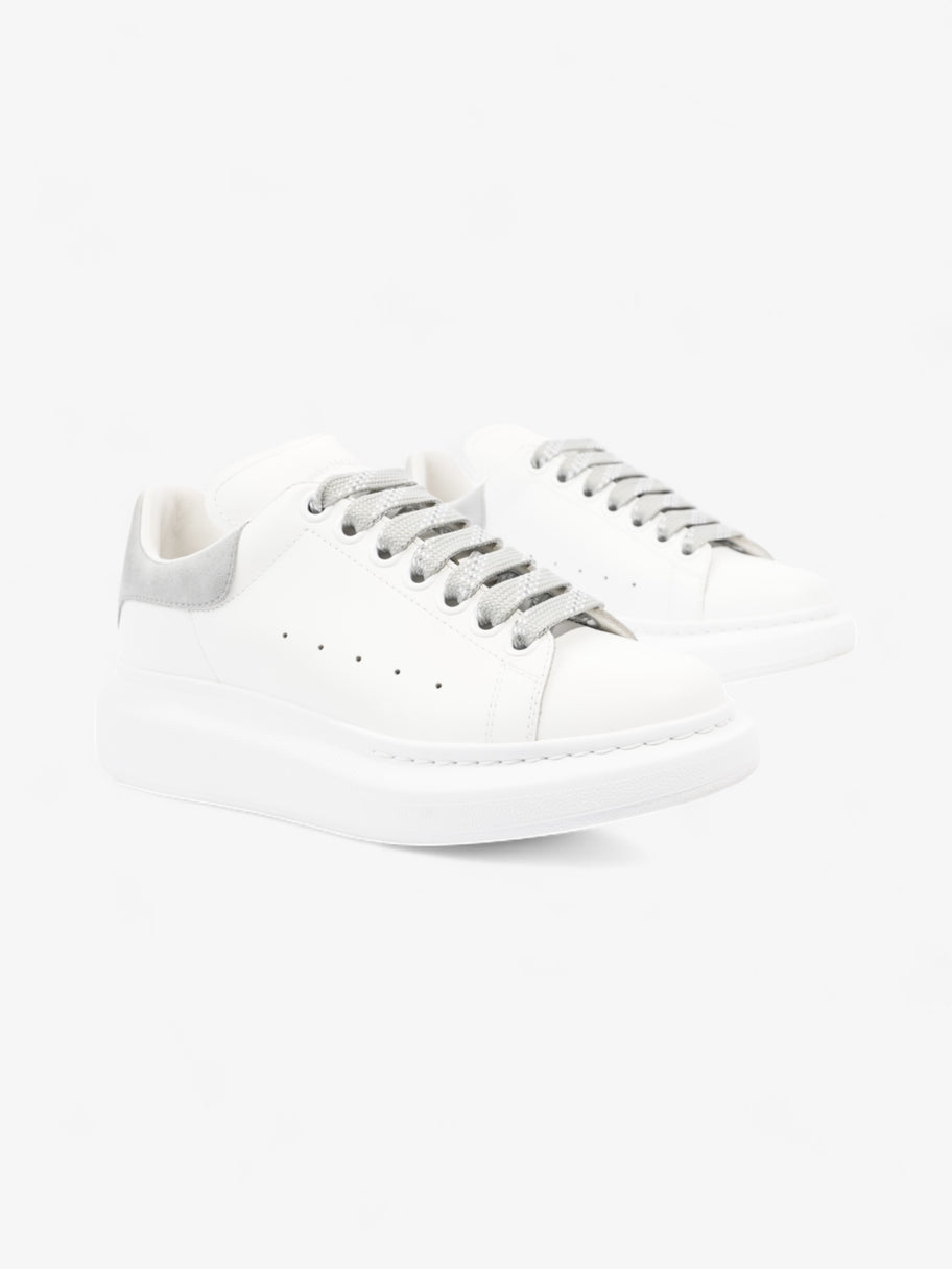 Alexander McQueen Oversized Sneaker White / Grey Tab Leather EU 36.5 UK 3.5 Image 2