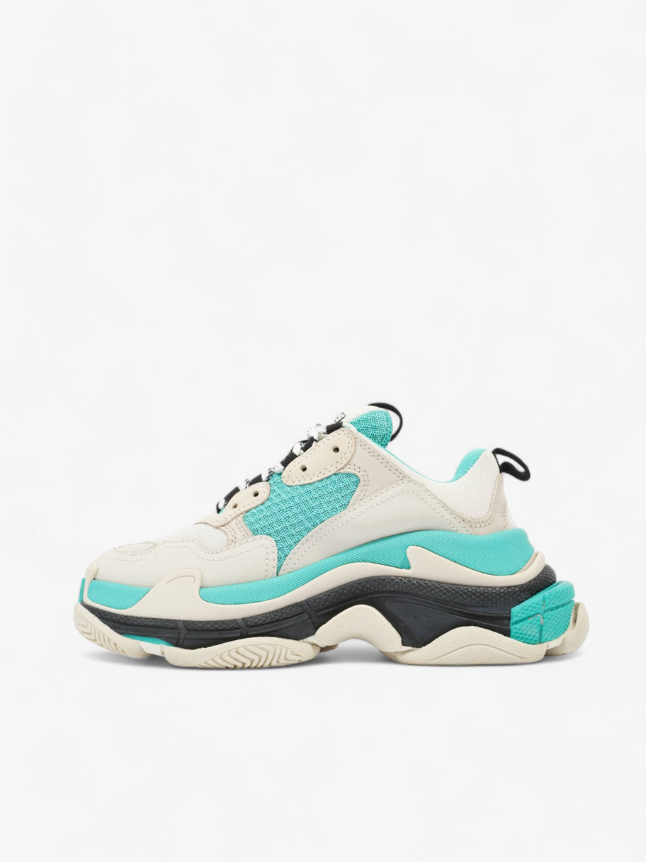 Triple S White / Turquoise / Black Mesh EU 36 UK 3 Image 3