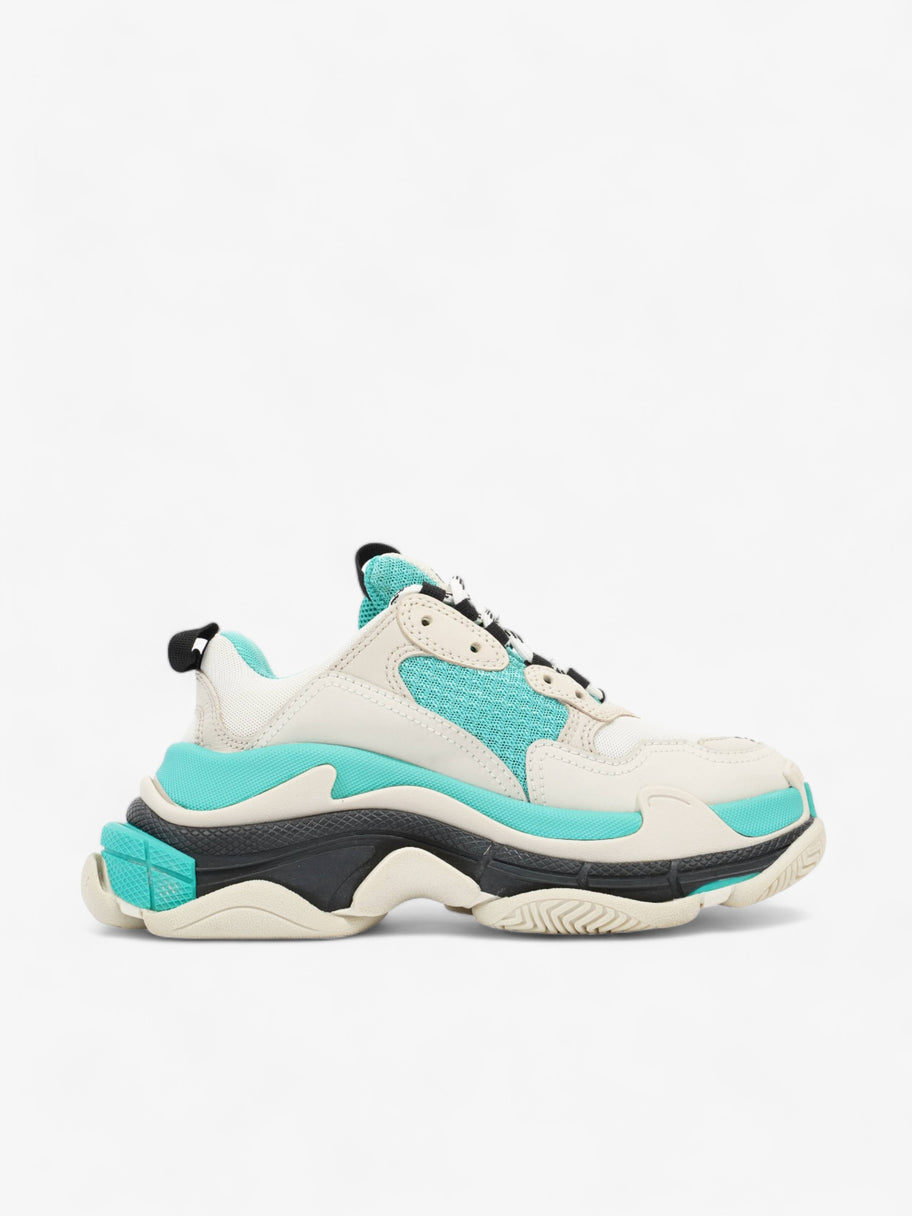 Triple S White / Turquoise / Black Mesh EU 36 UK 3 Image 4