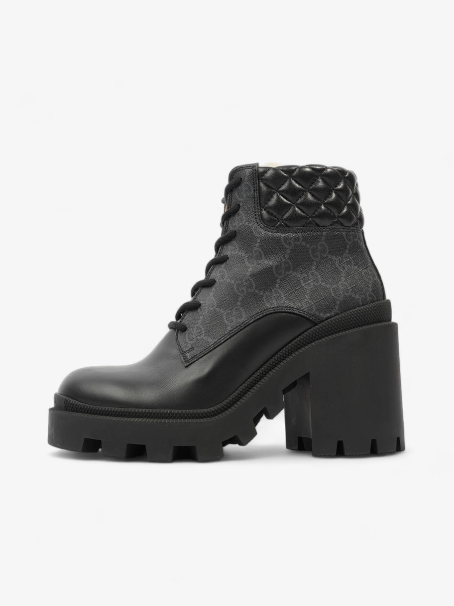 Gucci Trip GG Boots 90 Black / Black Monogram Leather EU 37 UK 4 Image 5