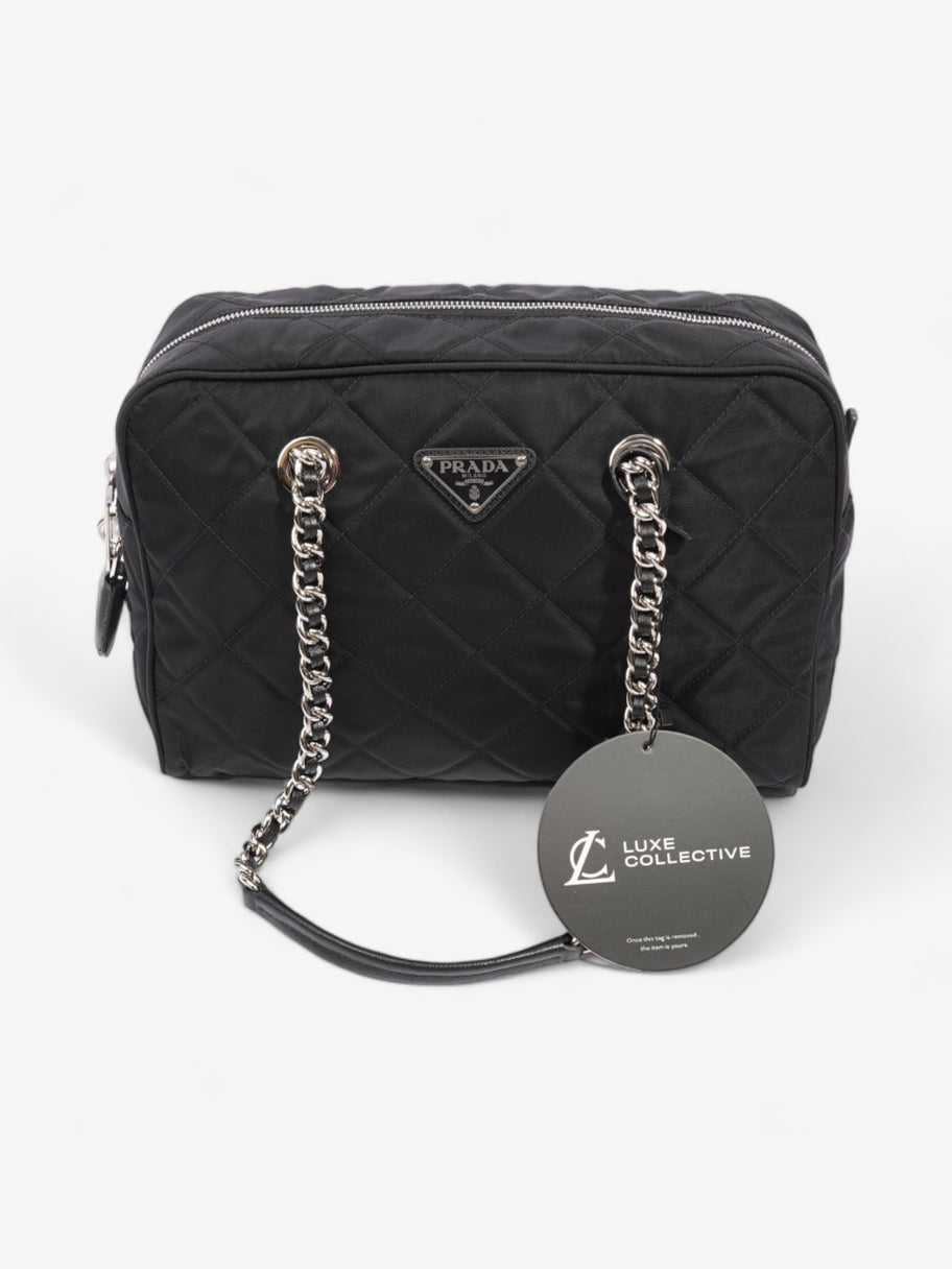 Prada Quilted Tessuto Impuntu Black Nylon Image 10