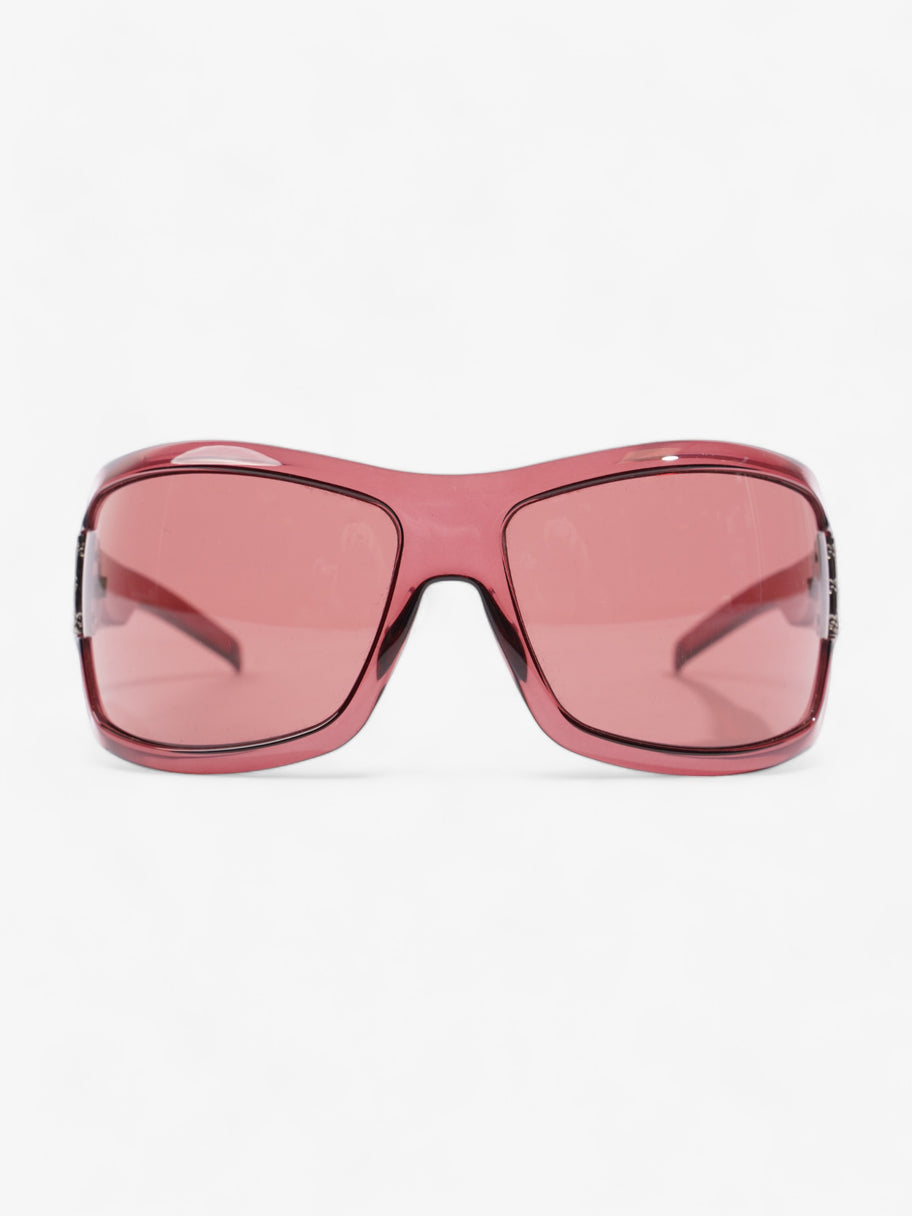 Large Frame Sunglasses Burgundy Acetate 120mm Image 1