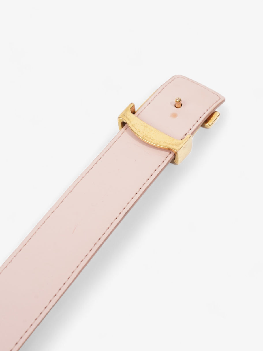 Louis Vuitton LV Iconic Reversible Belt Damier Azur / Rose Ballerine Coated Canvas 80cm / 32