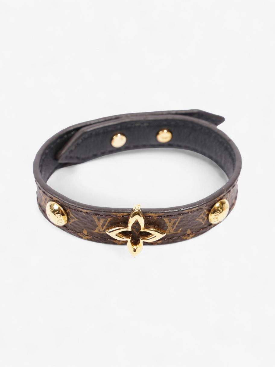 Louis Vuitton Blooming Bracelet Monogram / Gold Coated Canvas Image 2