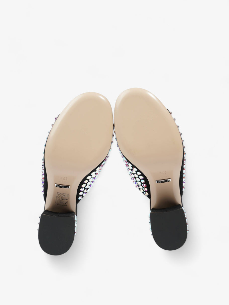 Gucci Embellished Mules 75 Black / Sequins Suede EU 37.5 UK 4.5 Image 7