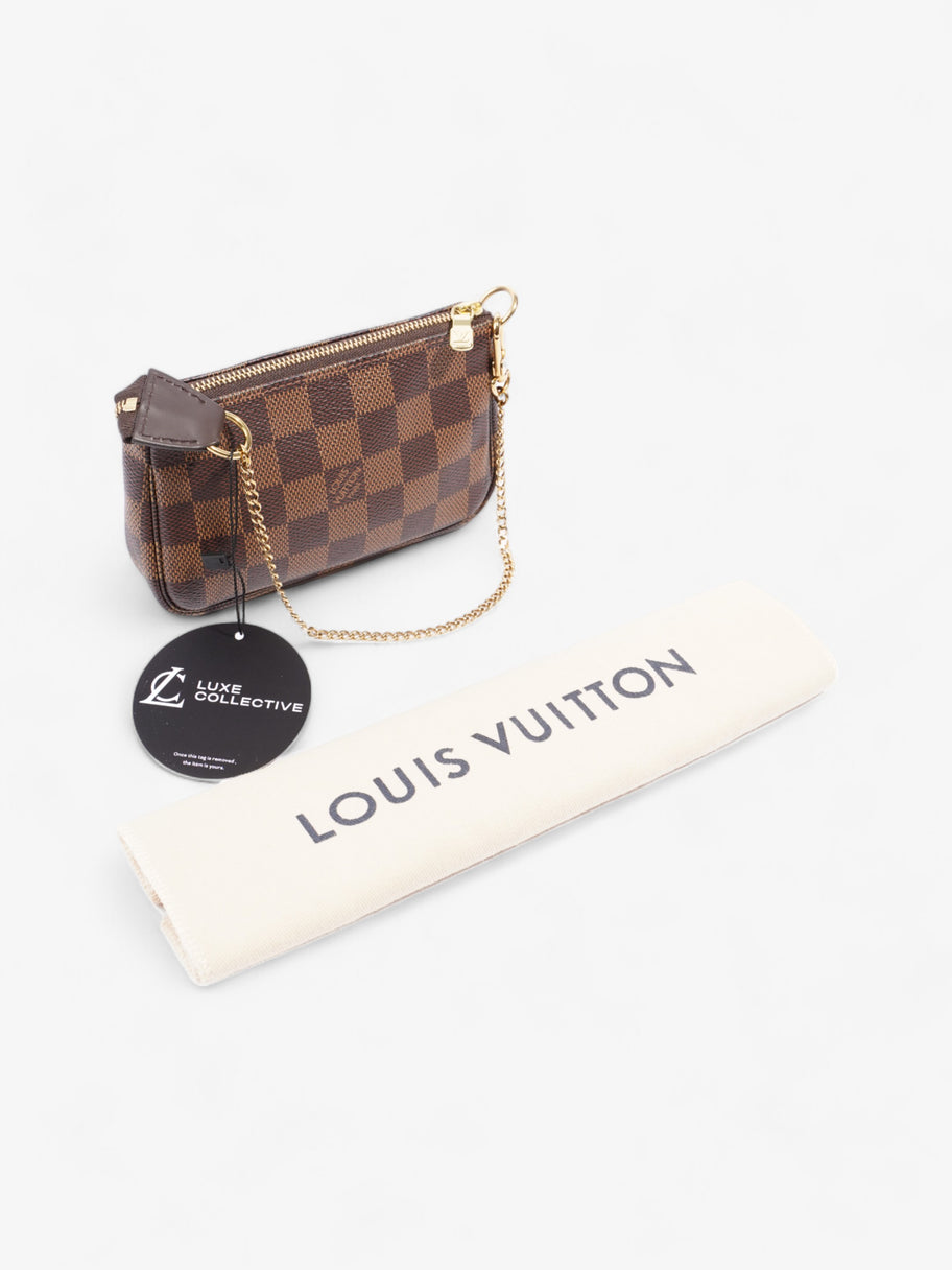 Louis Vuitton Pochette Accessoires Damier Ebene Coated Canvas Mini Image 8