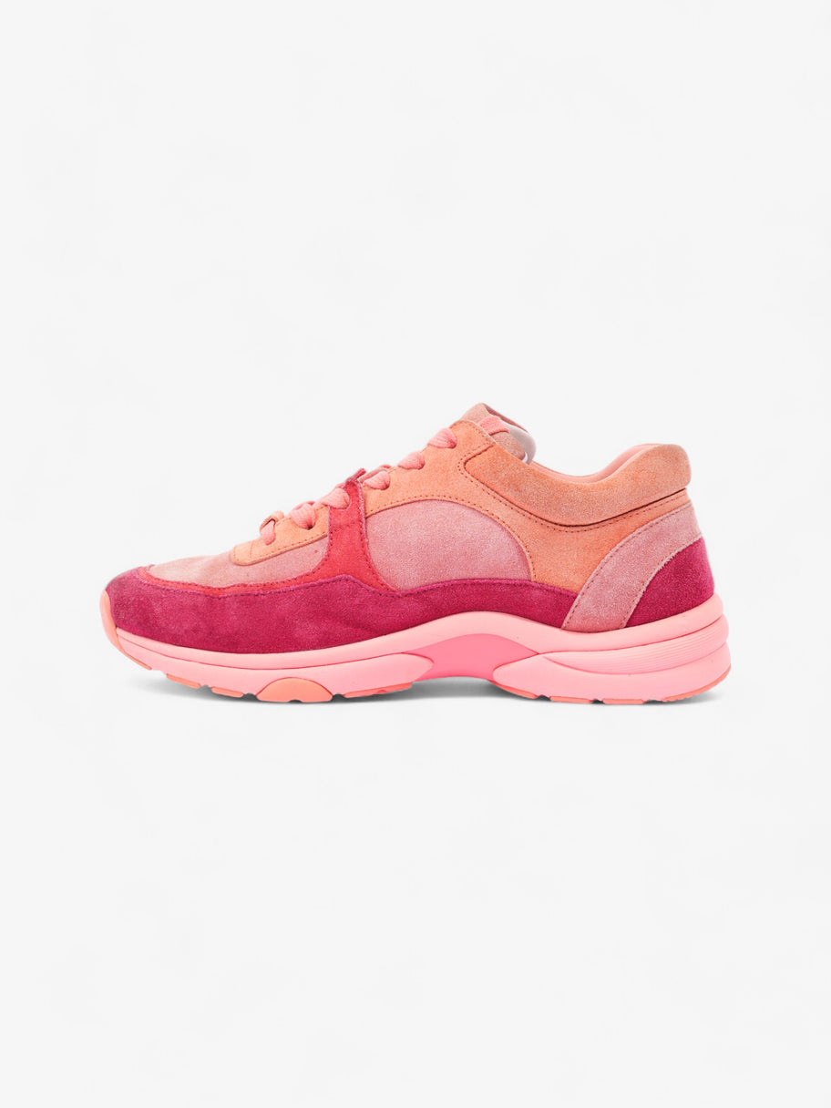 Chanel CC Runners  Pink / Salmon Suede EU 38 UK 5 Image 3