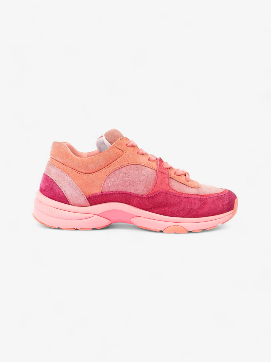 Chanel CC Runners  Pink / Salmon Suede EU 38 UK 5 Image 4