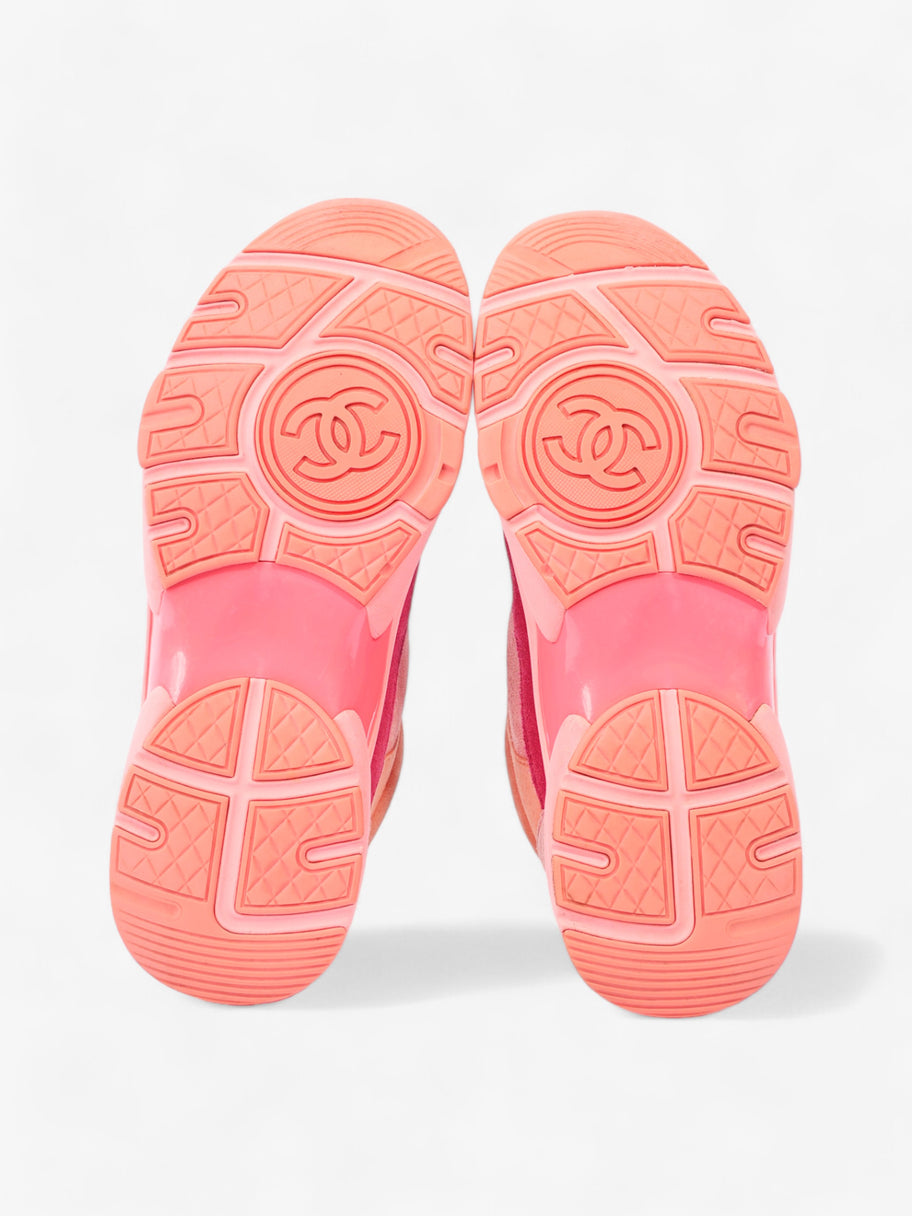 Chanel CC Runners  Pink / Salmon Suede EU 38 UK 5 Image 7