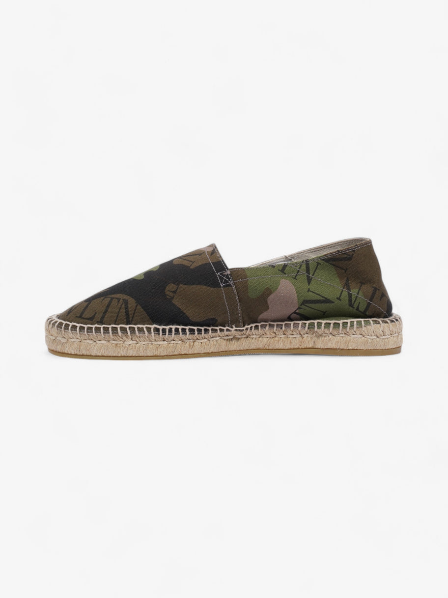 Valentino Logo Espadrilles Camouflage / Black Canvas EU 42 UK 8 Image 3