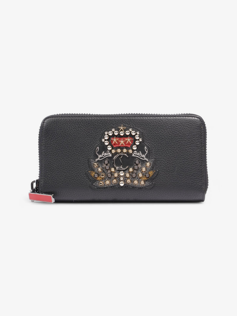  Christian Louboutin Panettone Wallet  Black Leather