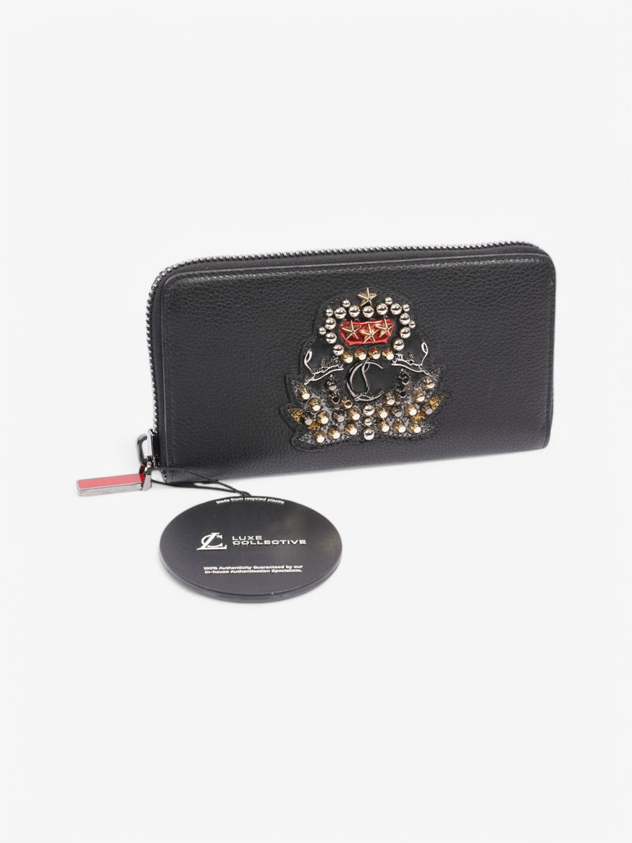 Christian Louboutin Panettone Wallet  Black Leather Image 6