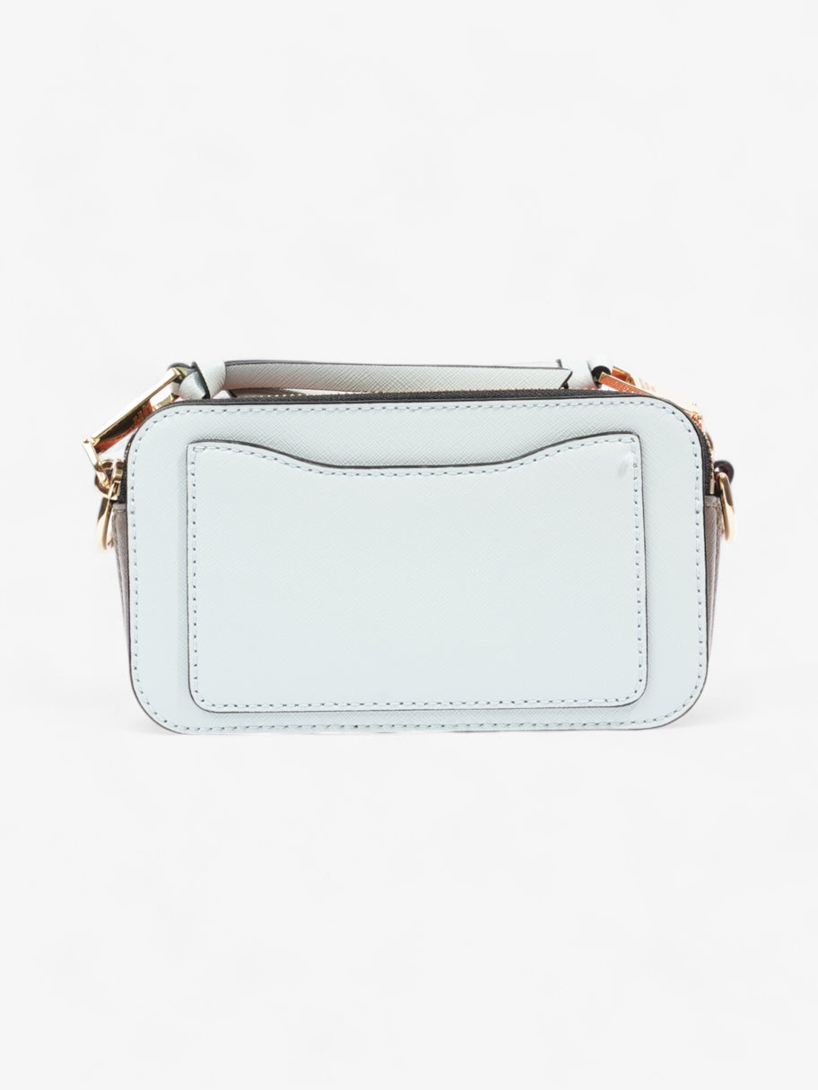 Marc Jacobs The Snapshot Bag Baby Blue / Coral / Grey Leather Image 4