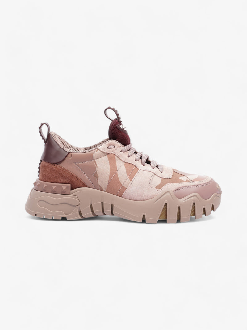  Valentino Rockrunner Plus Sneakers Pink Camouflage  Suede EU 38 UK 5