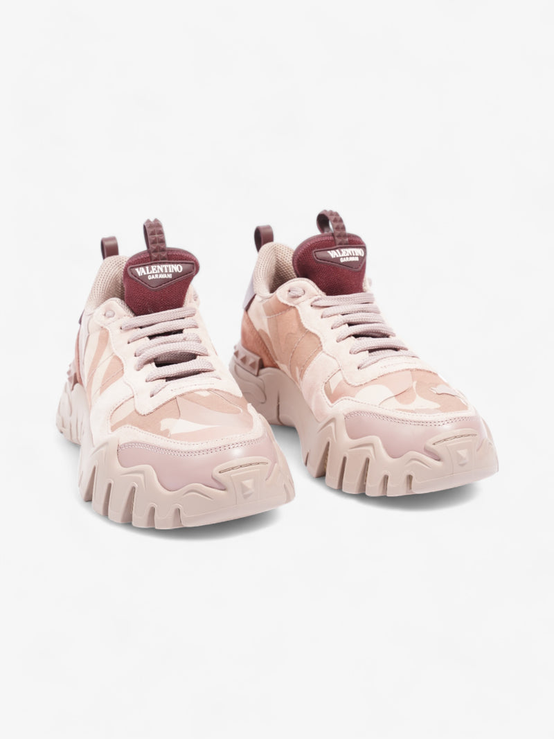  Valentino Rockrunner Plus Sneakers Pink Camouflage  Suede EU 38 UK 5