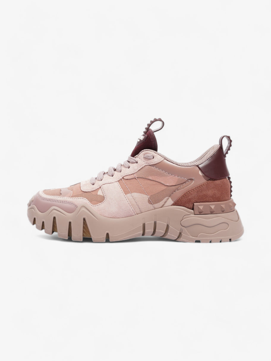 Valentino Rockrunner Plus Sneakers Pink Camouflage  Suede EU 38 UK 5 Image 5