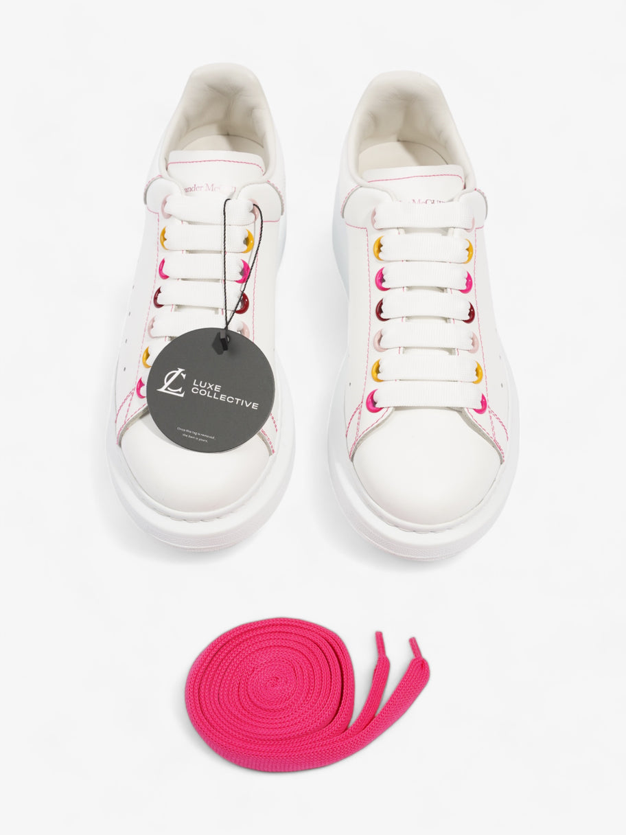 Alexander McQueen Oversized Sneakers White / Pink Leather EU 36 UK 3 Image 10