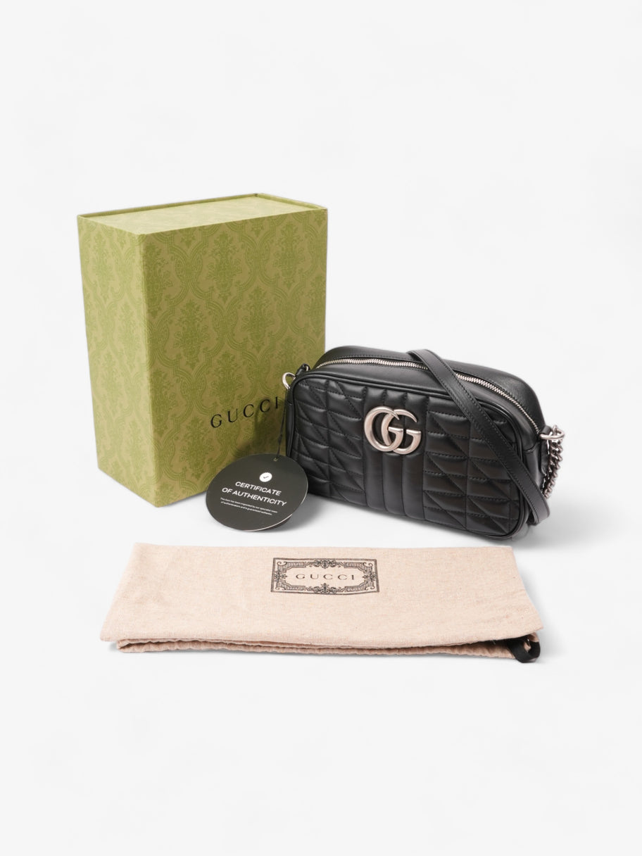 Gucci Marmont cross body Black Matelasse Leather Small Image 9