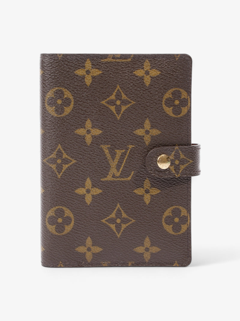  Louis Vuitton Small Ring Agenda Cover Monogram Coated Canvas