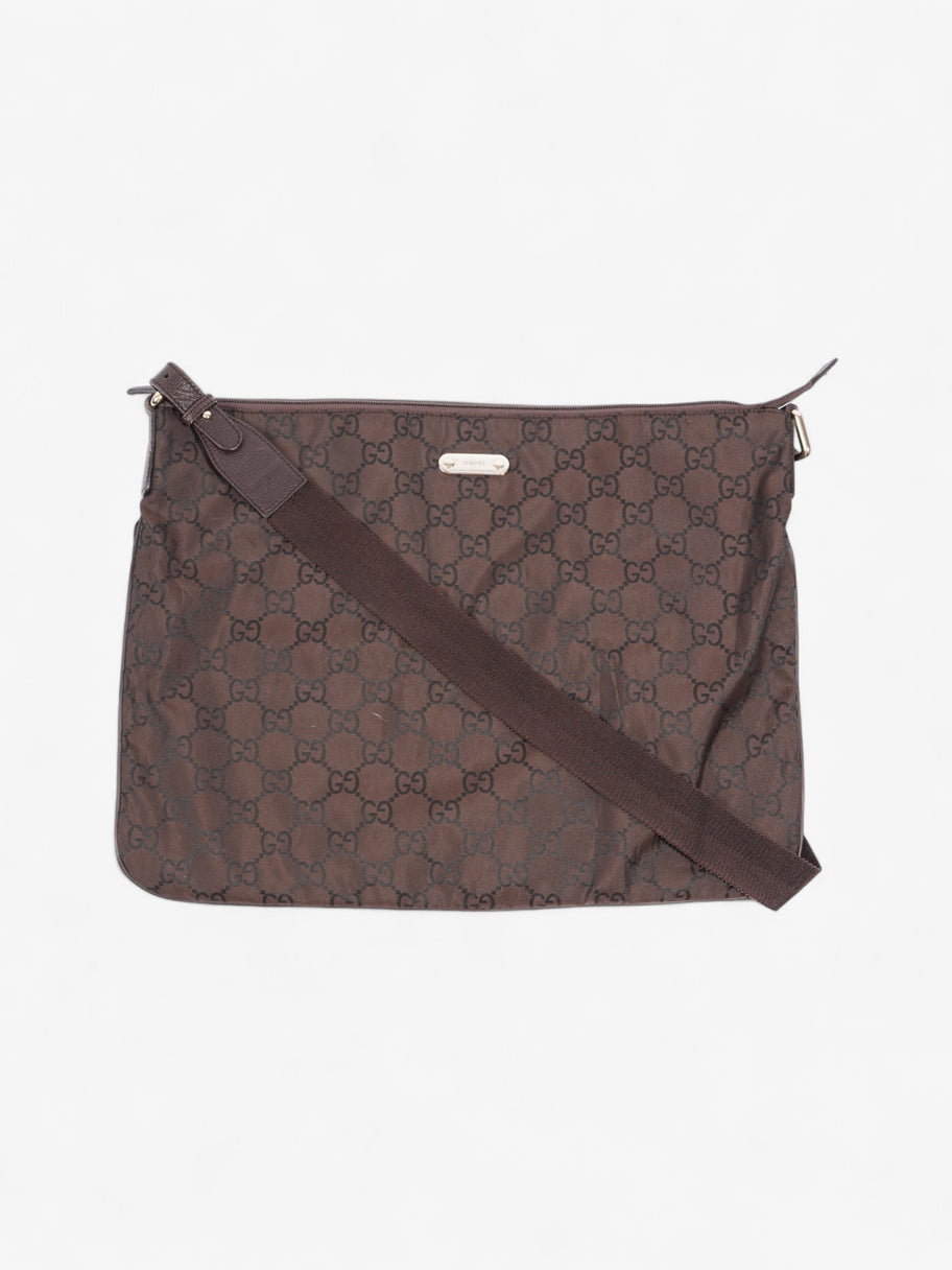 Gucci GG Messenger Brown Nylon Image 1