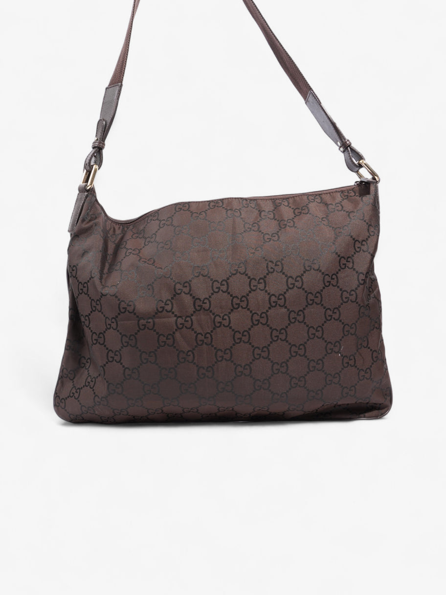 Gucci GG Messenger Brown Nylon Image 3