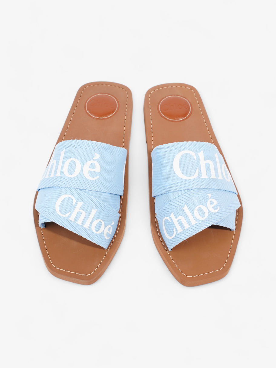 Chloe Woody Slides Graceful Blue Canvas EU 38 UK 5 Image 8