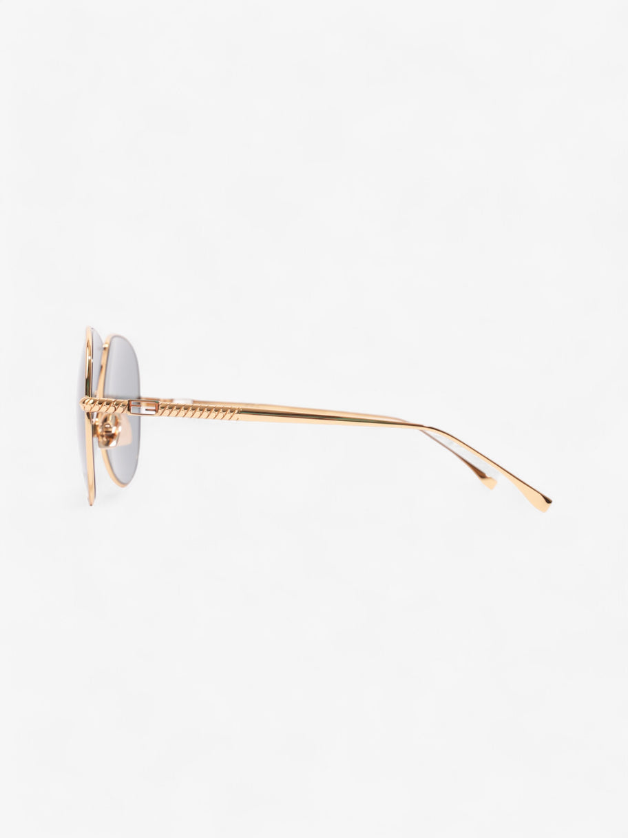 Fendi FF Travel Aviator Gold Acetate 145mm Image 4