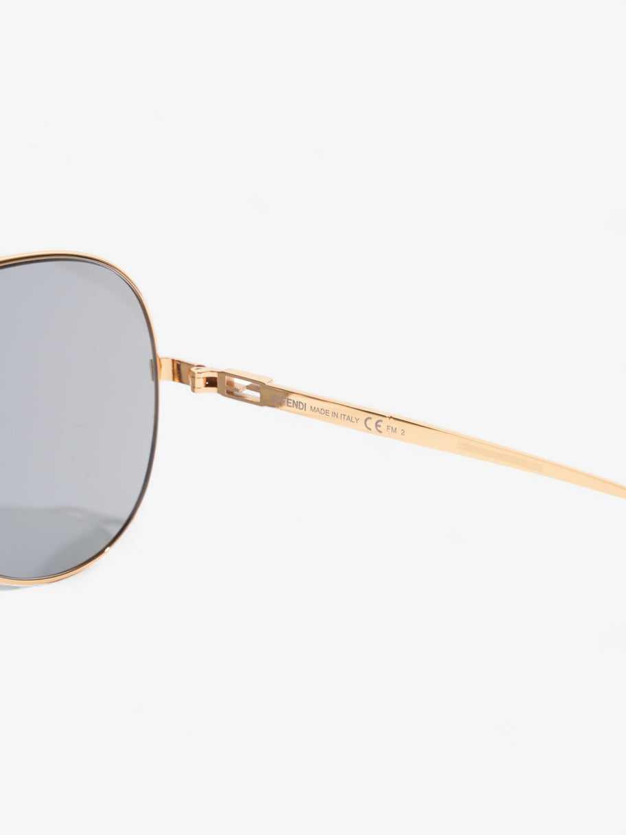 Fendi FF Travel Aviator Gold Acetate 145mm Image 7