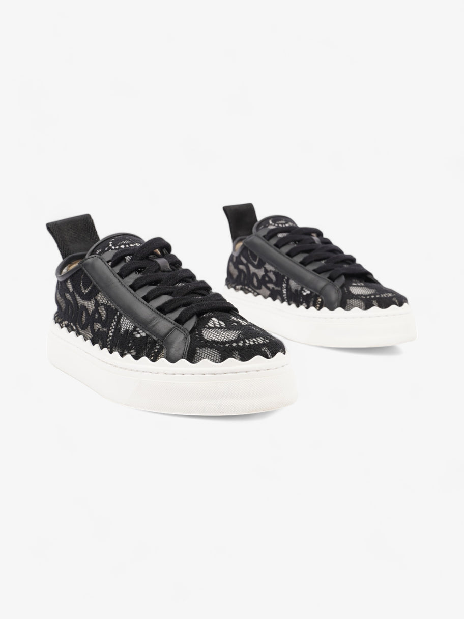 Chloe Lauren Sneaker Black / White Fabric EU 38 UK 5 Image 2