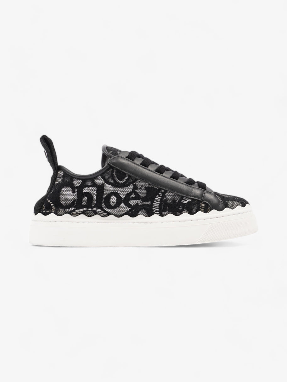 Chloe Lauren Sneaker Black / White Fabric EU 38 UK 5 Image 4