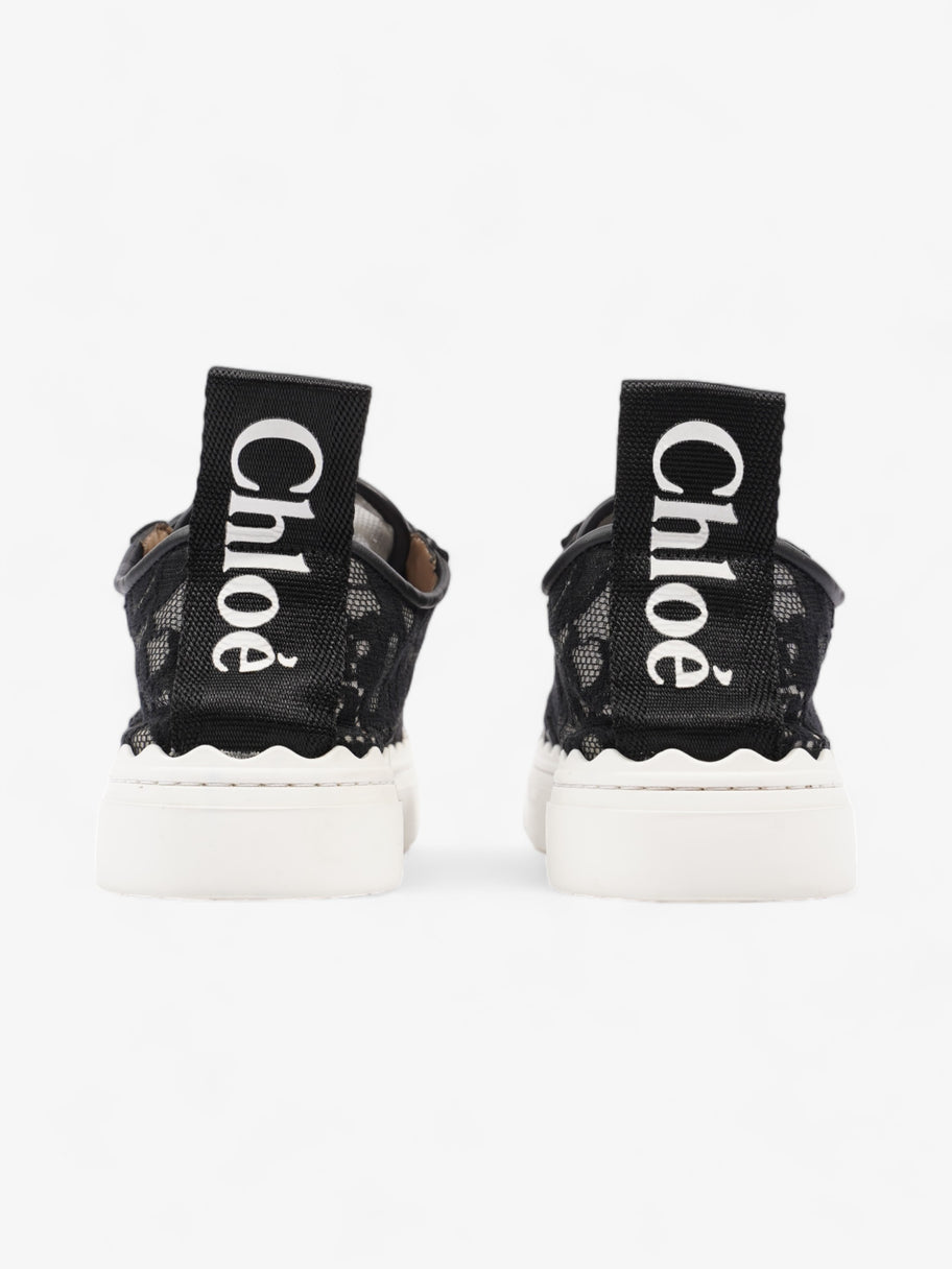 Chloe Lauren Sneaker Black / White Fabric EU 38 UK 5 Image 6