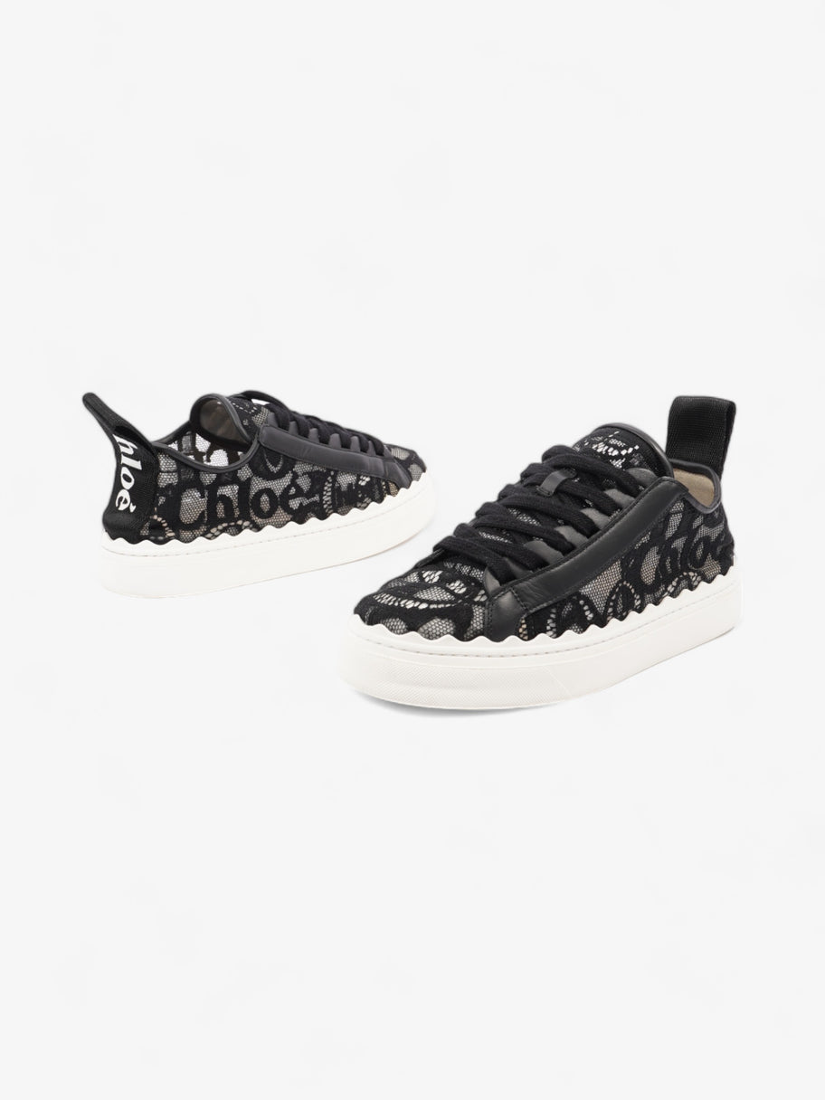 Chloe Lauren Sneaker Black / White Fabric EU 38 UK 5 Image 9