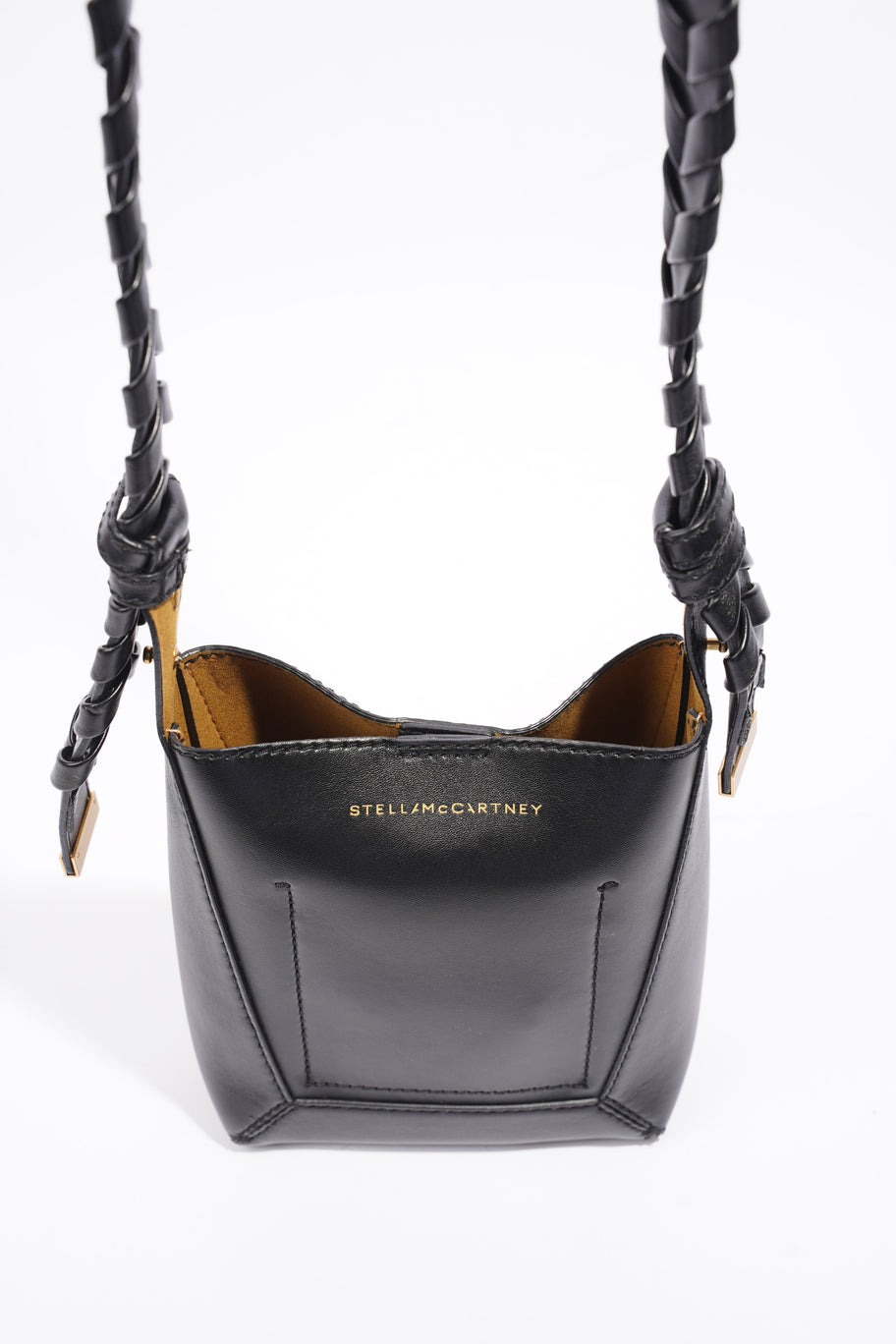 Stella McCartney Small Hobo Black Leather Image 7