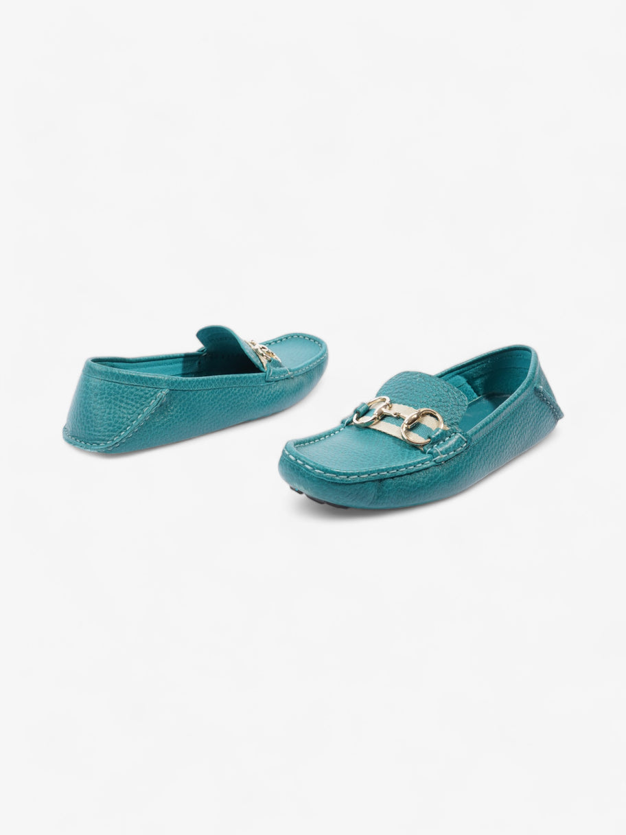 Gucci Horsebit Slip On Loafers Turquoise Blue  Leather EU 39 UK 6 Image 9