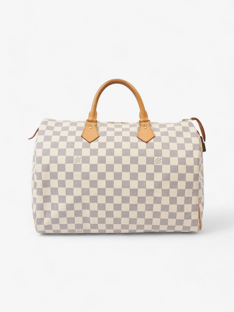  Louis Vuitton Speedy 35 Damier Azur Coated Canvas