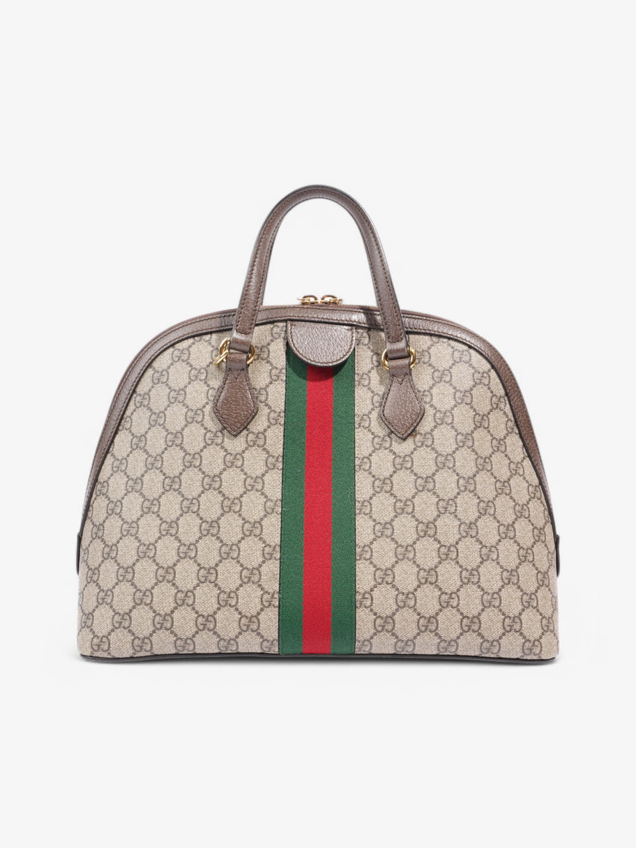 Gucci Ophidia Beige  / Brown / Green Coated Canvas Large Image 4