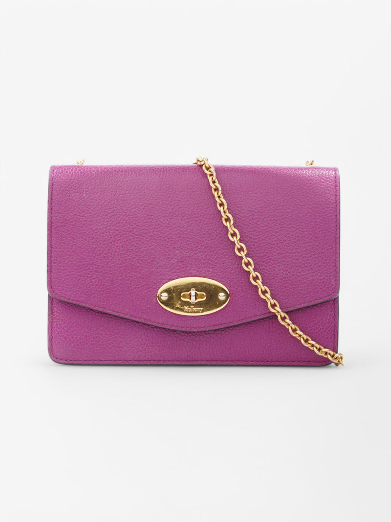  Mulberry Darley Purple Leather Small