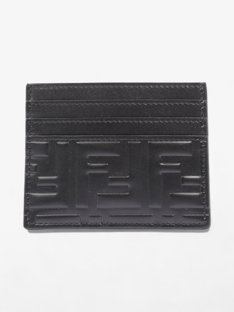  Fendi FF Cardholder Black Leather