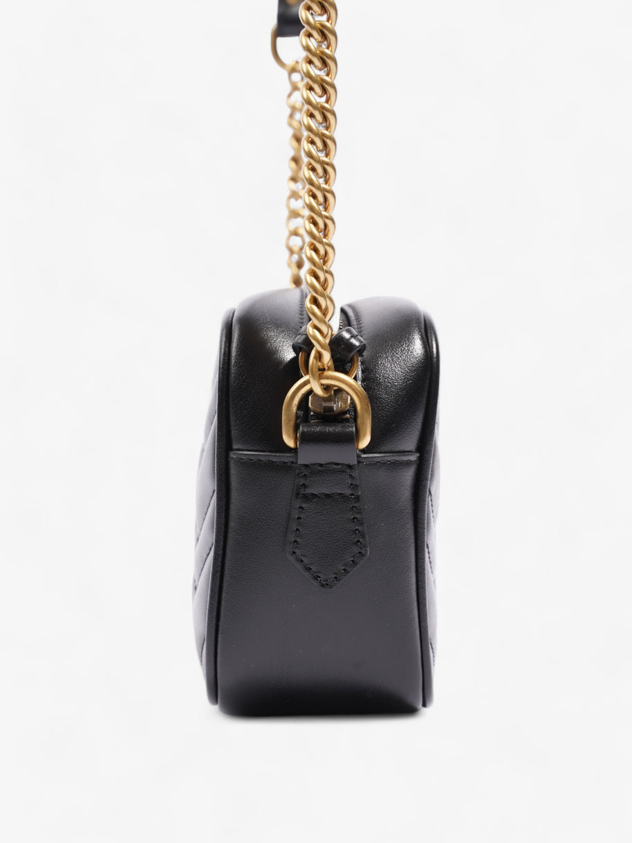 Gucci GG Marmont Black Matelasse Leather Mini Image 5