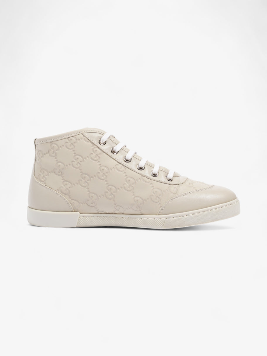 Gucci Guccissma High-tops Beige Leather EU 36 UK 3 Image 4